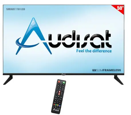 Tv Smart LED Audisat 50" 4K Ultra HD Wifi AD-50Q - Negro