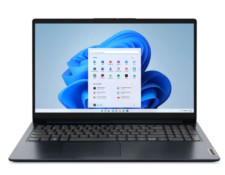 Notebook Lenovo IdeaPad 1 15AMN7 15.6" AMD Ryzen 3 7320U 8 GB LPDDR5 256 GB SSD - Abyss Blue (82VG00BJUS)