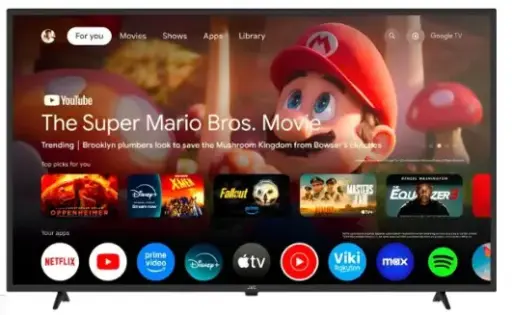 Tv Smart JVC 43" Full HD Google Tv Wi LT43KM348 -Fi - Negro