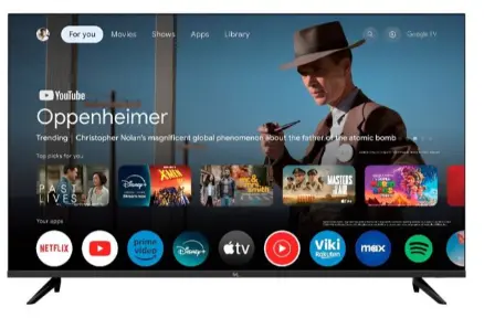 Tv Smart QLED Mtek MKQ65FSGU 65" 4K Ultra HD Wifi - Negro